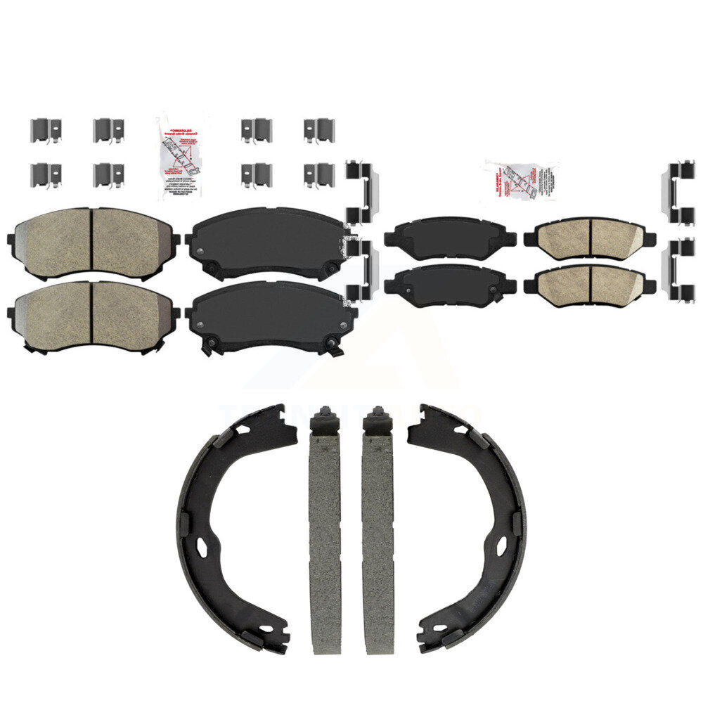 Transit Auto KNN-101479 Disc Brake Pad for 2014 Cadillac CTS - Front and Rear