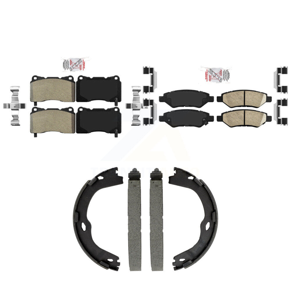 Transit Auto KNN-101480 Disc Brake Pad for 2014 Cadillac CTS - Front and Rear