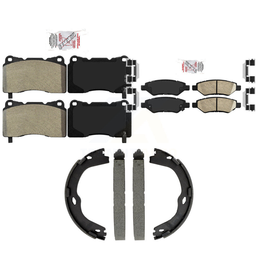 Transit Auto KNN-101481 Disc Brake Pad for 2014 Cadillac CTS - Front and Rear