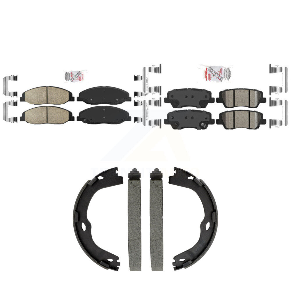 Transit Auto KNN-101482 Disc Brake Pad for 2014 Cadillac CTS - Front and Rear