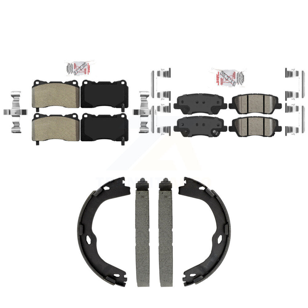 Transit Auto KNN-101483 Disc Brake Pad for 2013-2016 Cadillac CTS, Cadillac ATS - Front and Rear