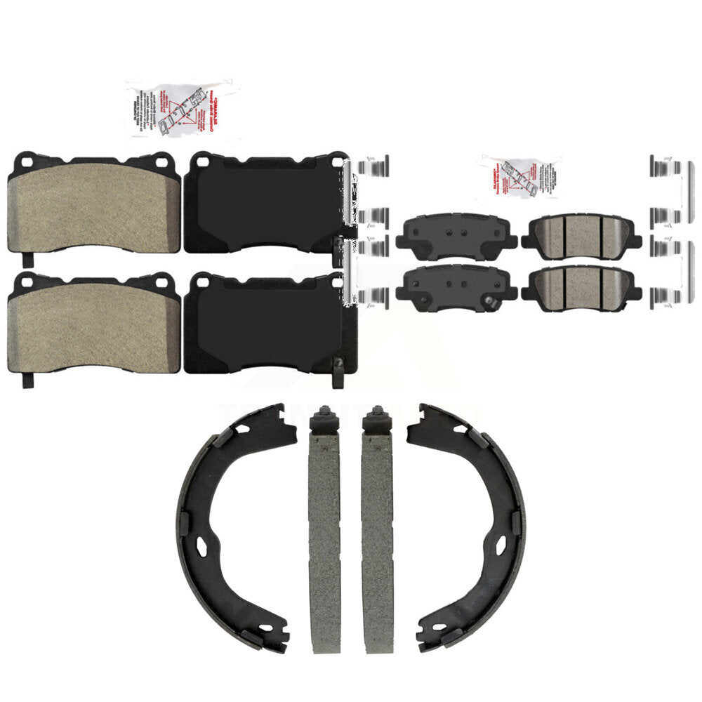 Transit Auto KNN-101484 Disc Brake Pad for 2013-2016 Cadillac CTS, Cadillac ATS - Front and Rear