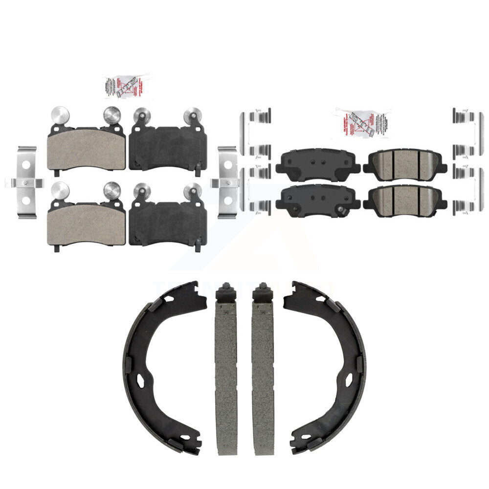 Transit Auto KNN-101485 Disc Brake Pad for 2014-2019 Cadillac CTS - Front and Rear