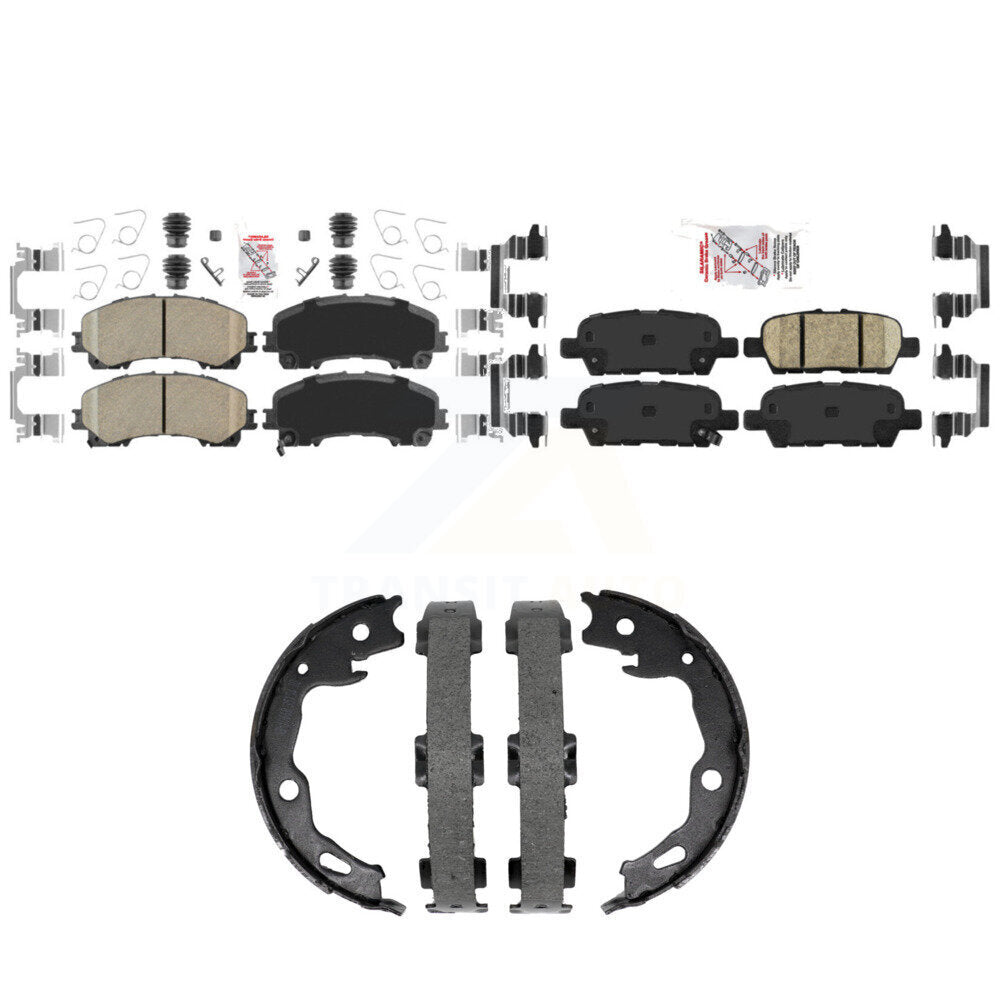 Transit Auto KNN-101492 Disc Brake Pad for 2014-2019 Nissan Rogue - Front and Rear