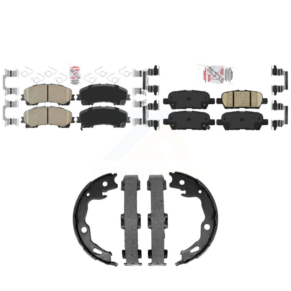 Transit Auto KNN-101493 Disc Brake Pad for 2014-2019 Nissan Rogue - Front and Rear