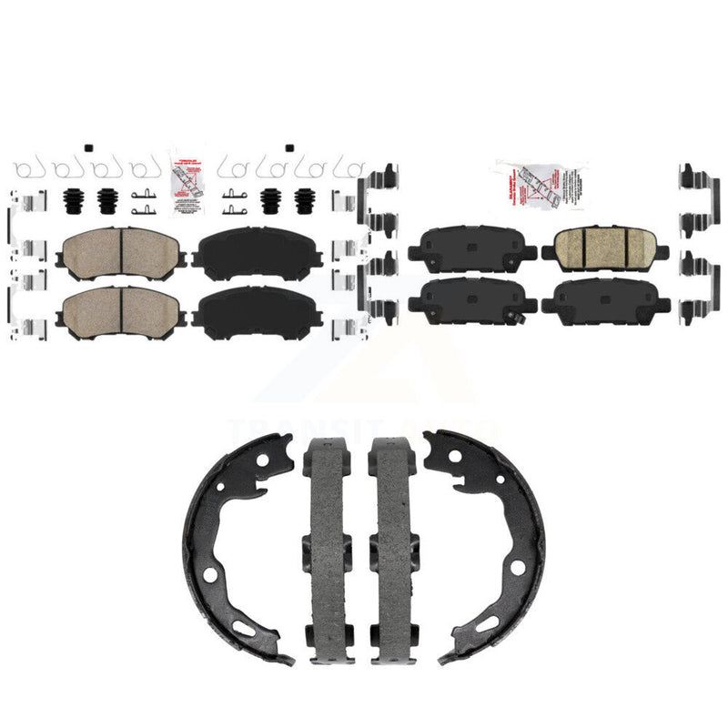 Transit Auto KNN-101494 Disc Brake Pad for 2014-2023 Nissan Qashqai, Nissan Rogue Sport, Nissan Rogue - Front and Rear