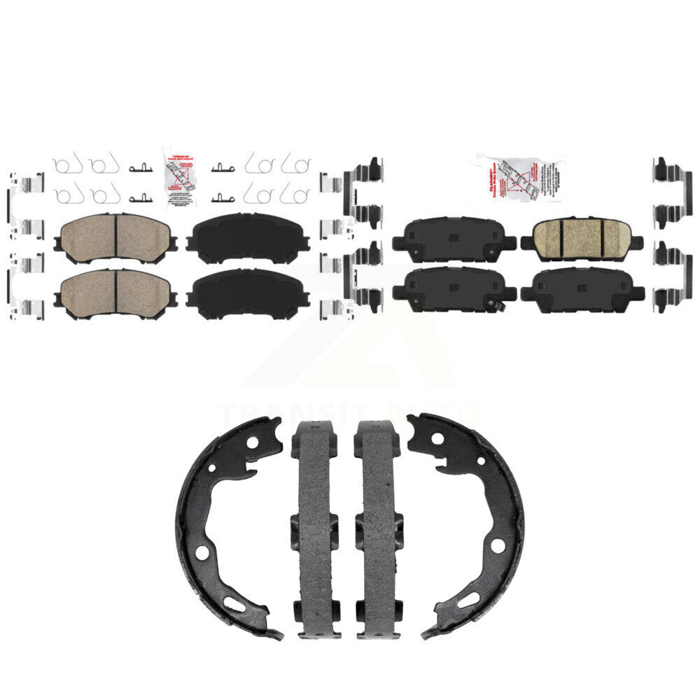 Transit Auto KNN-101495 Disc Brake Pad for 2014-2023 Nissan Qashqai, Nissan Rogue Sport, Nissan Rogue - Front and Rear