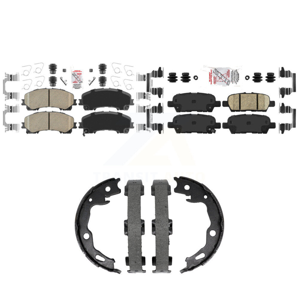 Transit Auto KNN-101496 Disc Brake Pad for 2014-2019 Nissan Rogue - Front and Rear