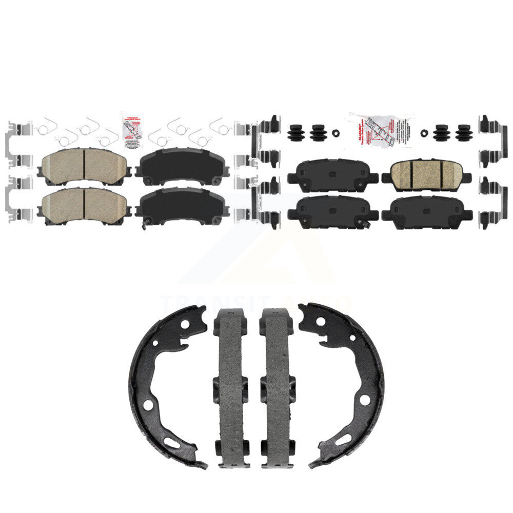 Transit Auto KNN-101497 Disc Brake Pad for 2014-2019 Nissan Rogue - Front and Rear