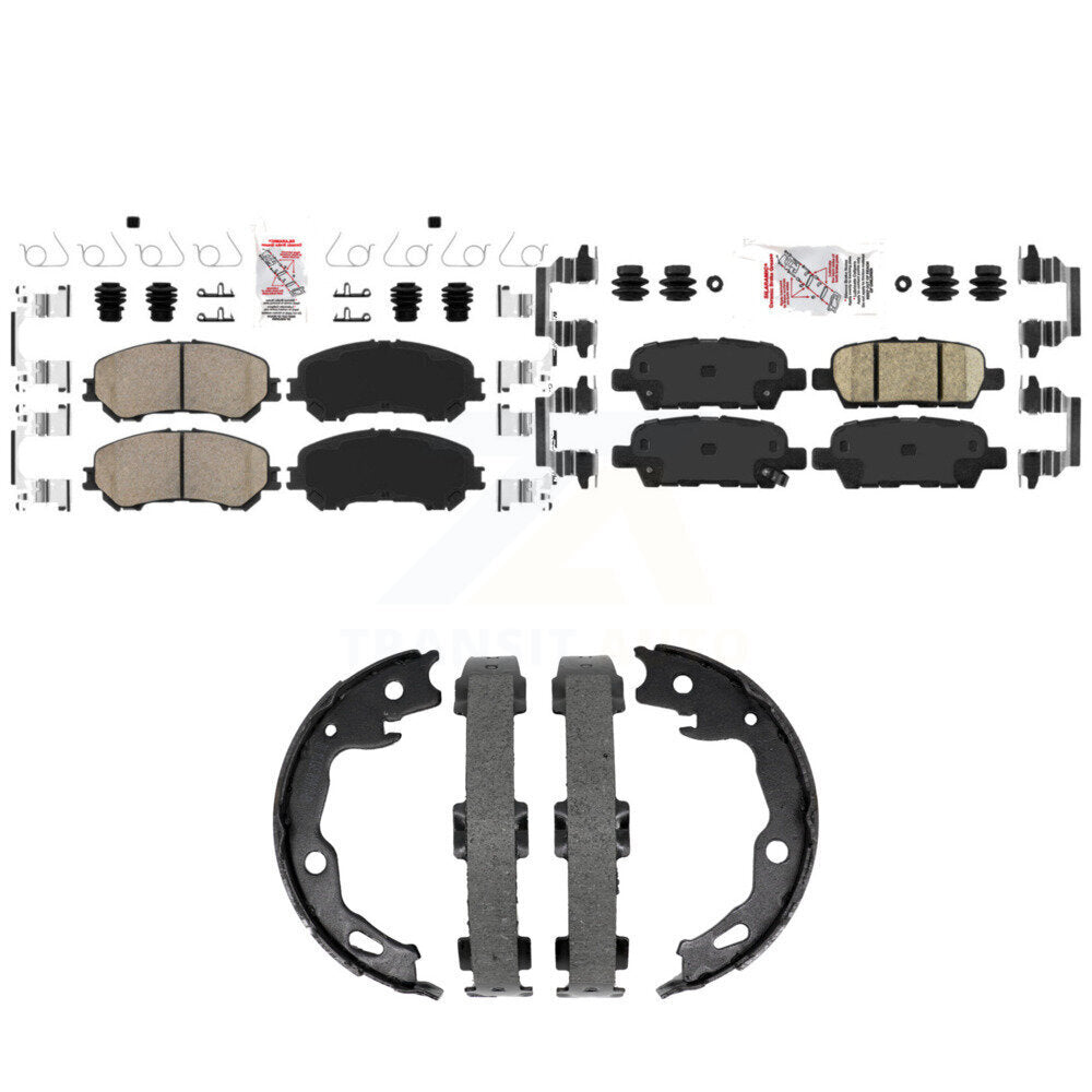 Transit Auto KNN-101498 Disc Brake Pad for 2014-2023 Nissan Qashqai, Nissan Rogue Sport, Nissan Rogue - Front and Rear