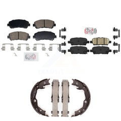 Transit Auto KNN-101500 Disc Brake Pad for 2007-2017 Nissan Juke, Nissan Rogue Select and More - Front and Rear