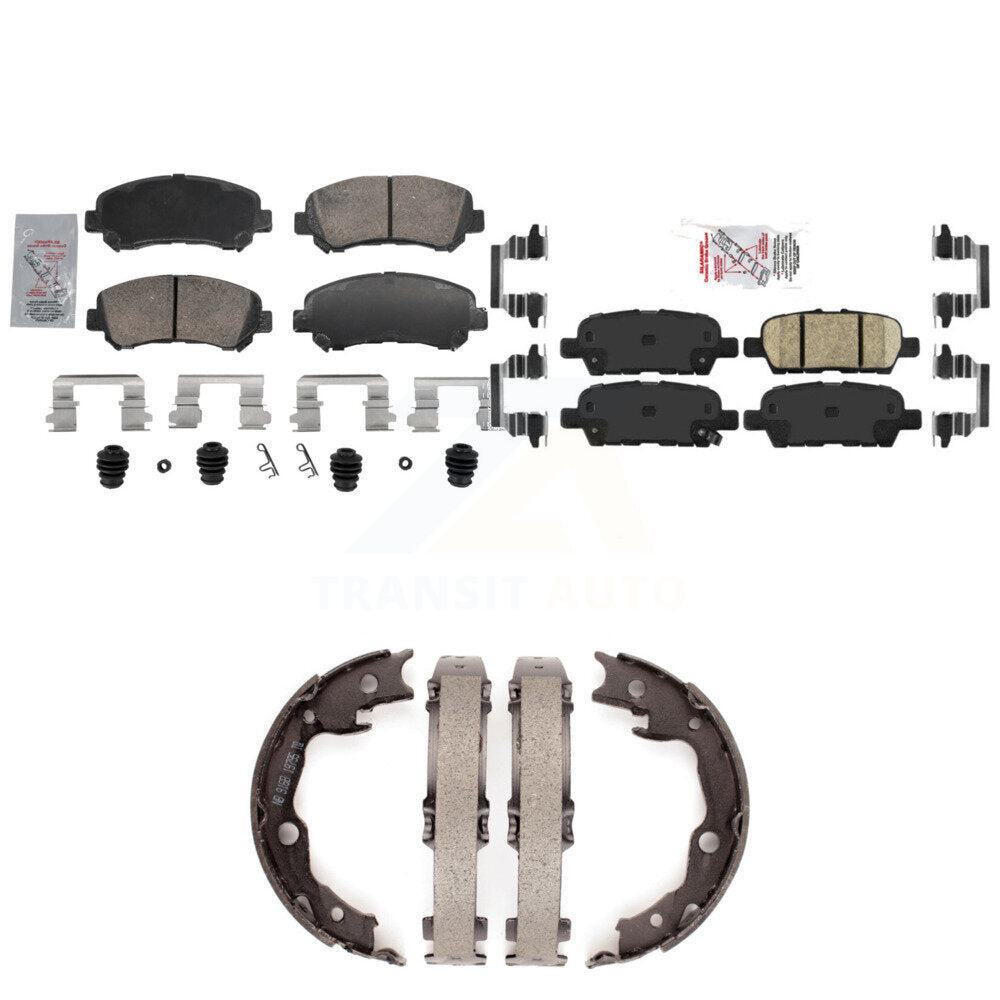 Transit Auto KNN-101501 Disc Brake Pad for 2007-2017 Nissan Juke, Nissan Rogue Select and More - Front and Rear