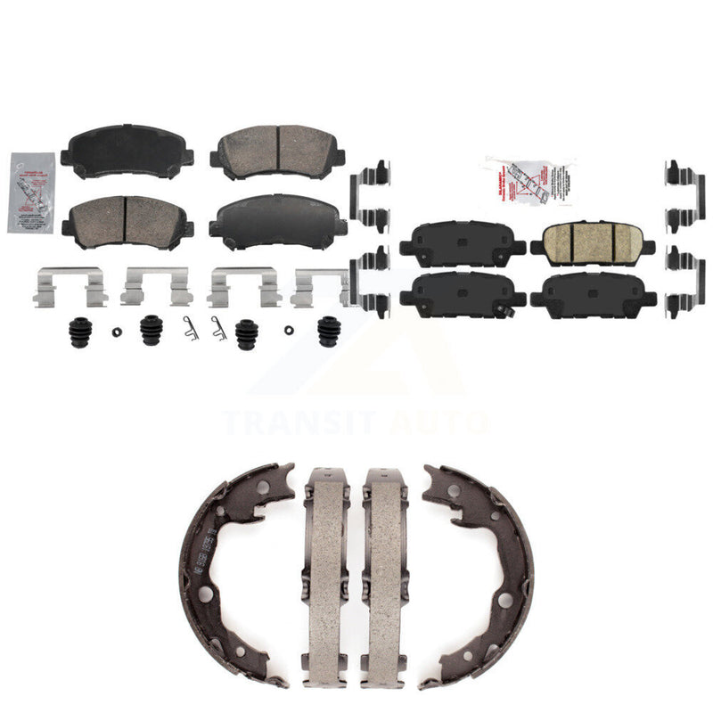 Transit Auto KNN-101501 Disc Brake Pad for 2007-2017 Nissan Juke, Nissan Rogue Select and More - Front and Rear