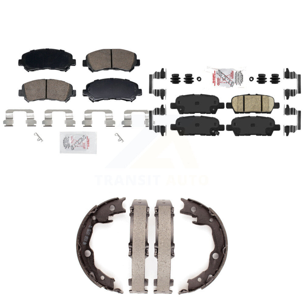 Transit Auto KNN-101502 Disc Brake Pad for 2007-2017 Nissan Juke, Nissan Rogue Select and More - Front and Rear