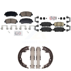 Transit Auto KNN-101502 Disc Brake Pad for 2007-2017 Nissan Juke, Nissan Rogue Select and More - Front and Rear
