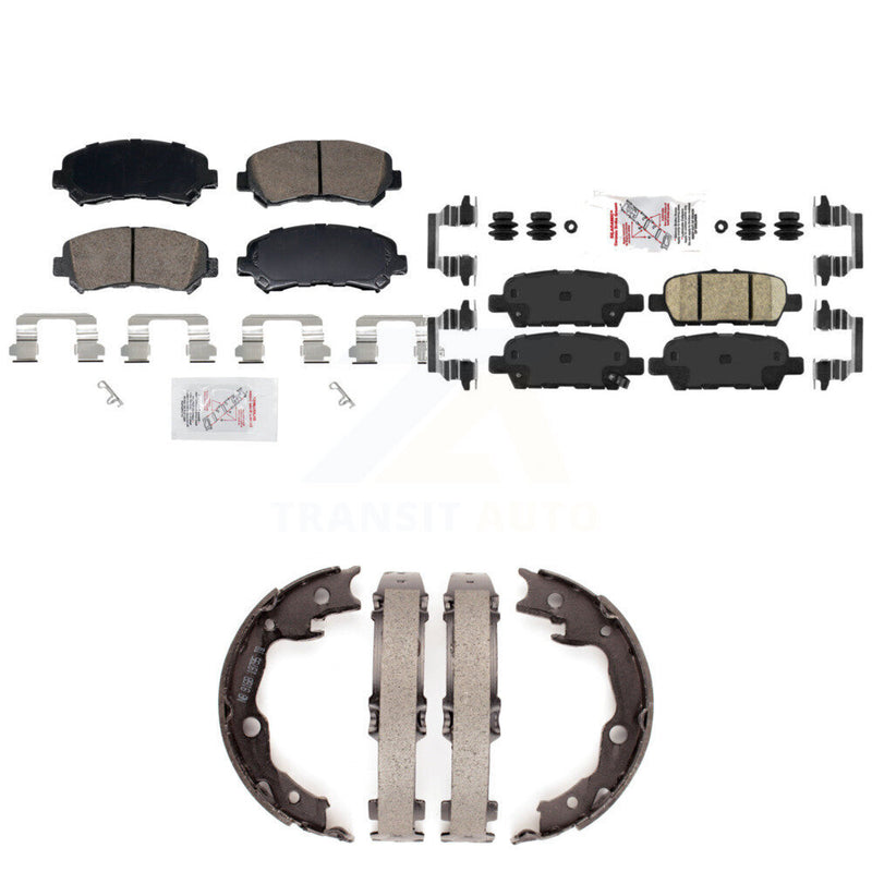 Transit Auto KNN-101502 Disc Brake Pad for 2007-2017 Nissan Juke, Nissan Rogue Select and More - Front and Rear