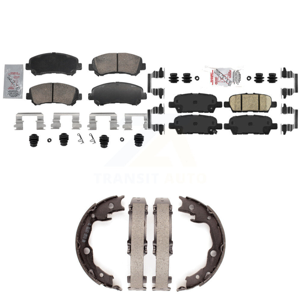 Transit Auto KNN-101503 Disc Brake Pad for 2007-2017 Nissan Juke, Nissan Rogue Select and More - Front and Rear