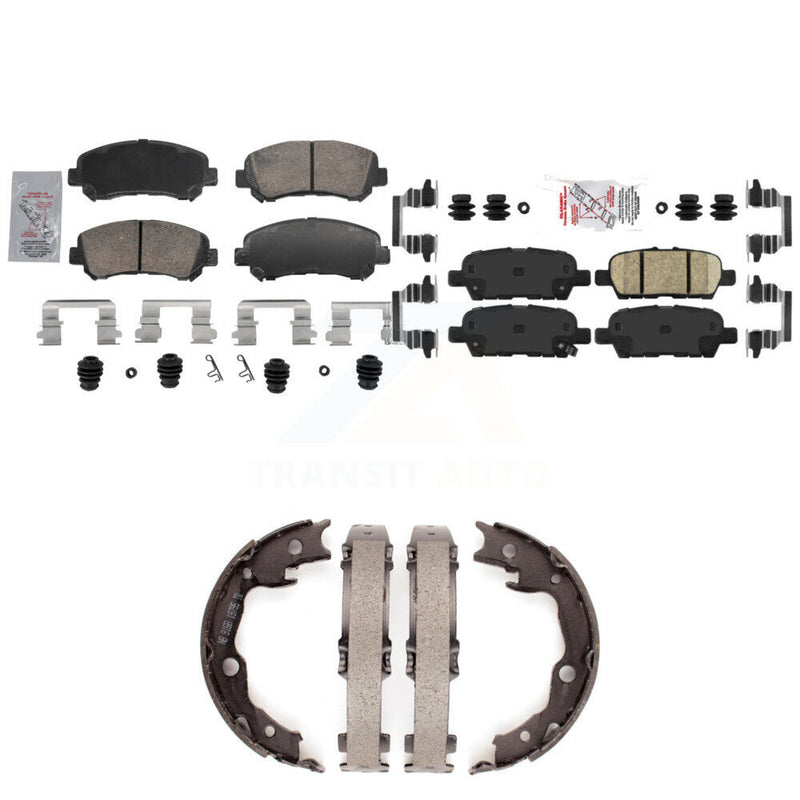 Transit Auto KNN-101503 Disc Brake Pad for 2007-2017 Nissan Juke, Nissan Rogue Select and More - Front and Rear