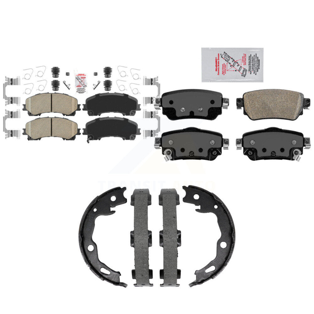 Transit Auto KNN-101504 Disc Brake Pad for 2019 Nissan Rogue - Front and Rear