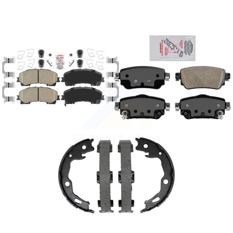 Transit Auto KNN-101504 Disc Brake Pad for 2019 Nissan Rogue - Front and Rear