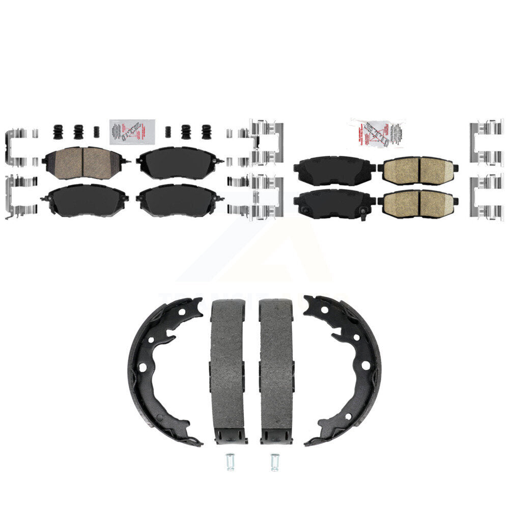 Transit Auto KNN-101509 Disc Brake Pad for 2014-2018 Subaru Forester - Front and Rear