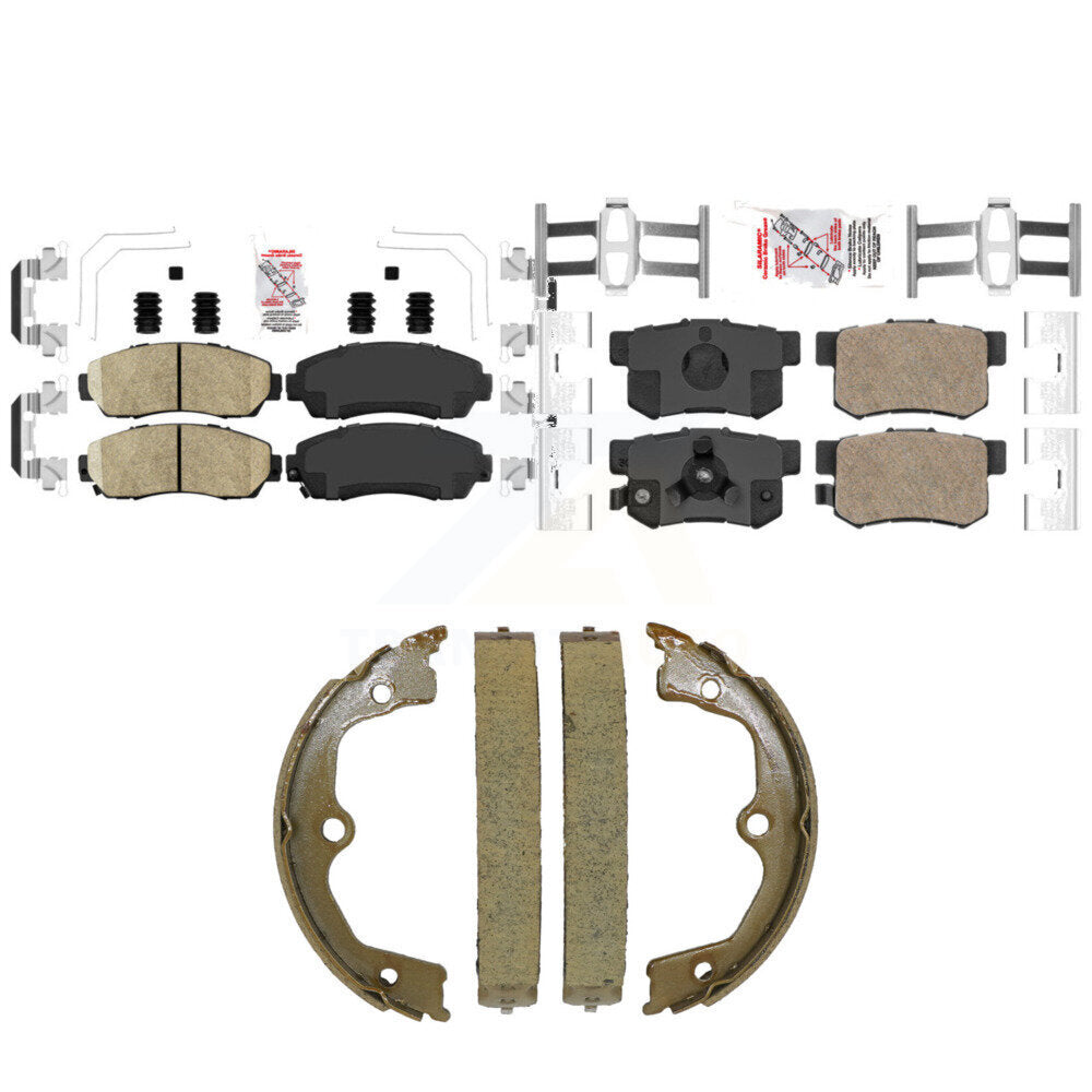 Transit Auto KNN-101510 Disc Brake Pad for 2010-2015 Honda Crosstour, Honda Accord Crosstour - Front and Rear