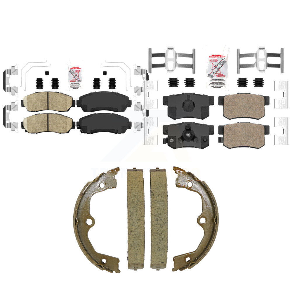 Transit Auto KNN-101512 Disc Brake Pad for 2010-2015 Honda Crosstour, Honda Accord Crosstour - Front and Rear