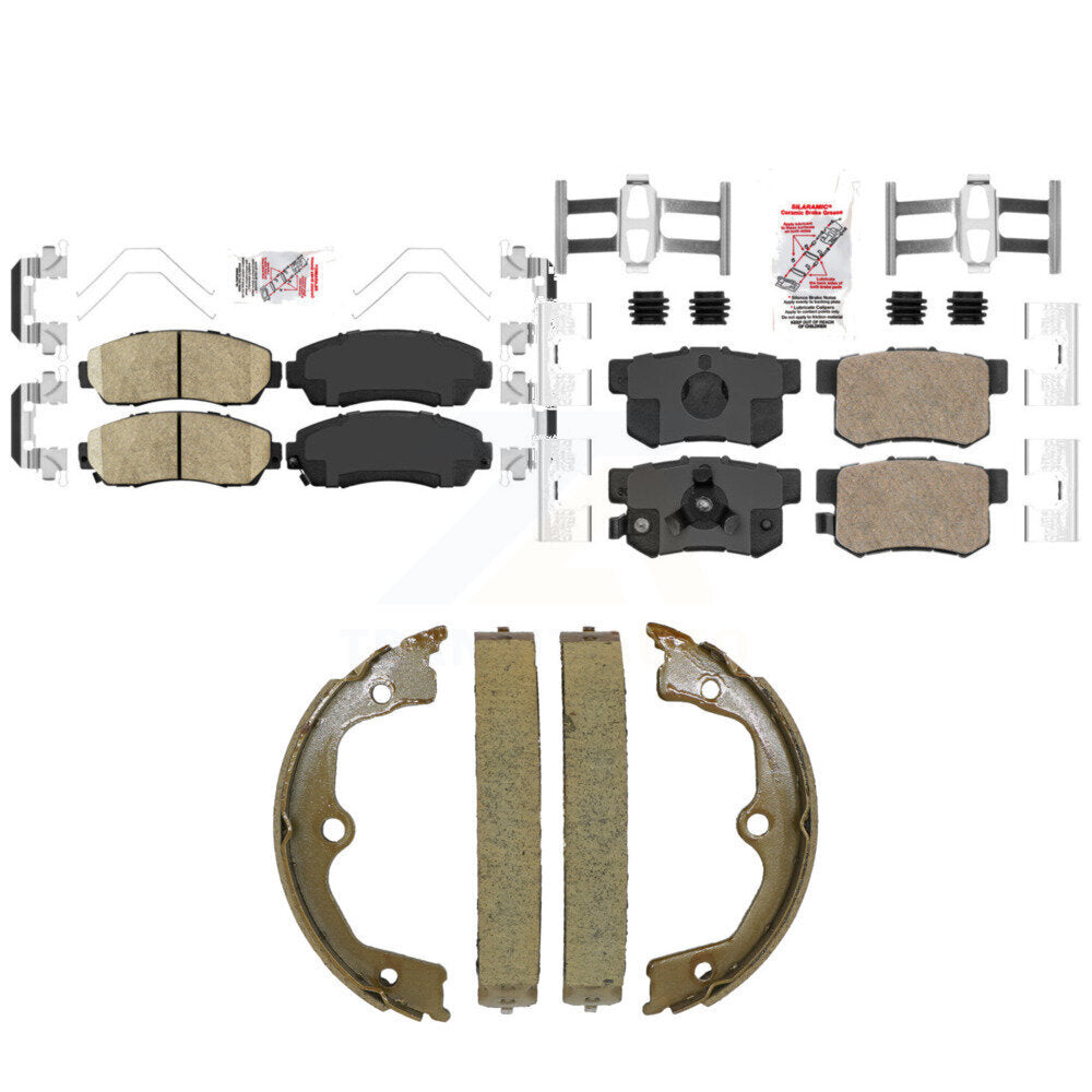 Transit Auto KNN-101513 Disc Brake Pad for 2010-2015 Honda Crosstour, Honda Accord Crosstour - Front and Rear