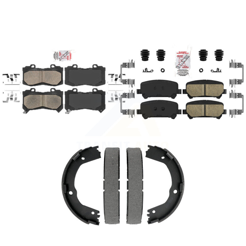 Transit Auto KNN-101516 Disc Brake Pad for 2015-2020 Chevrolet Colorado, GMC Canyon - Front and Rear