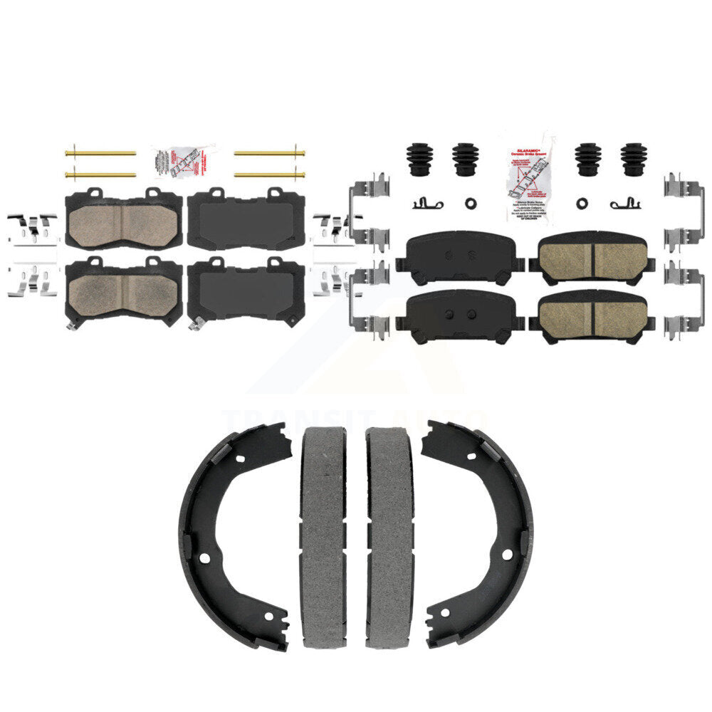 Transit Auto KNN-101517 Disc Brake Pad for 2015-2020 Chevrolet Colorado, GMC Canyon - Front and Rear