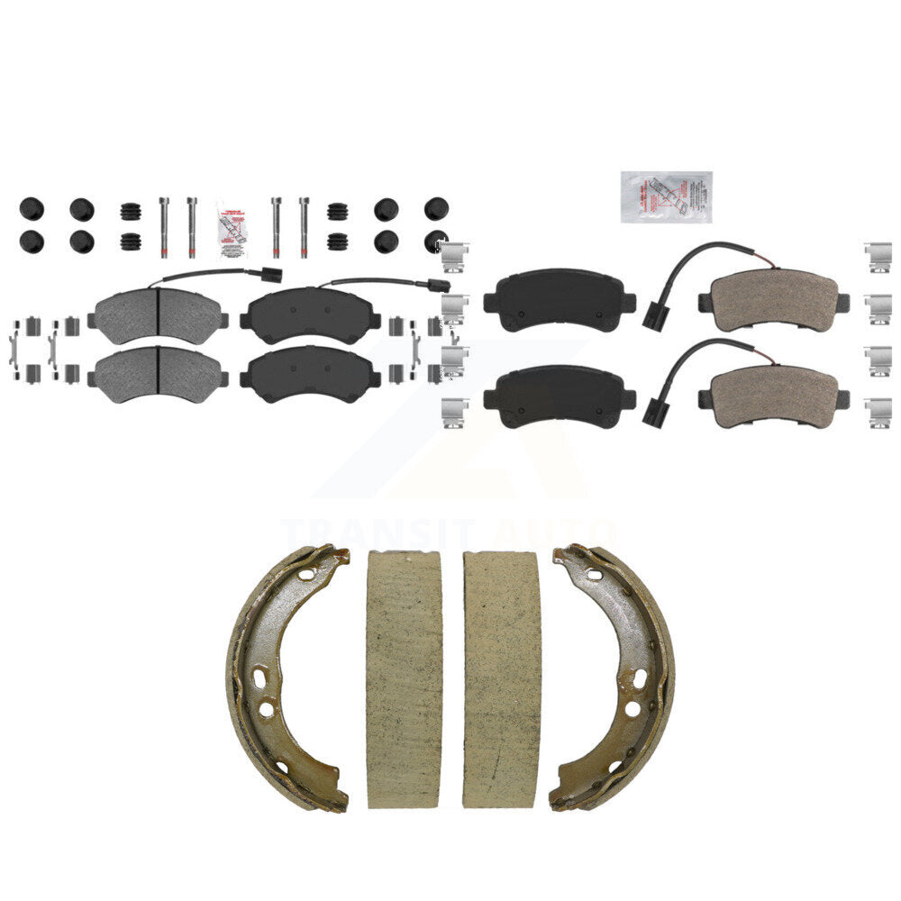 Transit Auto KNN-101518 Disc Brake Pad for 2014-2020 Ram ProMaster 1500, Ram ProMaster 2500, Ram ProMaster 3500 - Front and Rear