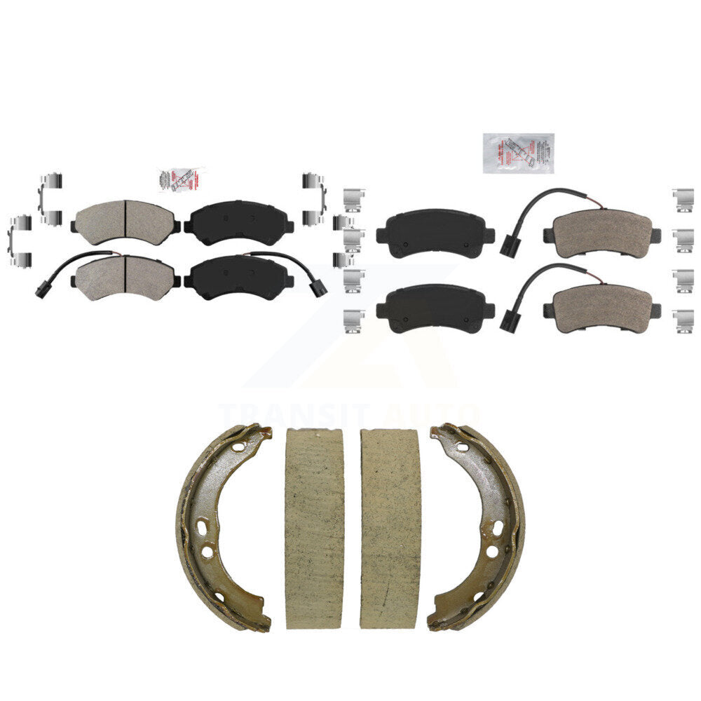 Transit Auto KNN-101519 Disc Brake Pad for 2014-2020 Ram ProMaster 1500, Ram ProMaster 2500, Ram ProMaster 3500 - Front and Rear
