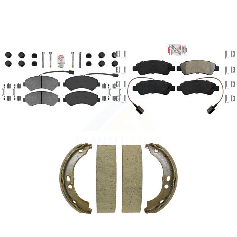 Transit Auto KNN-101520 Disc Brake Pad for 2014-2020 Ram ProMaster 1500, Ram ProMaster 2500, Ram ProMaster 3500 - Front and Rear