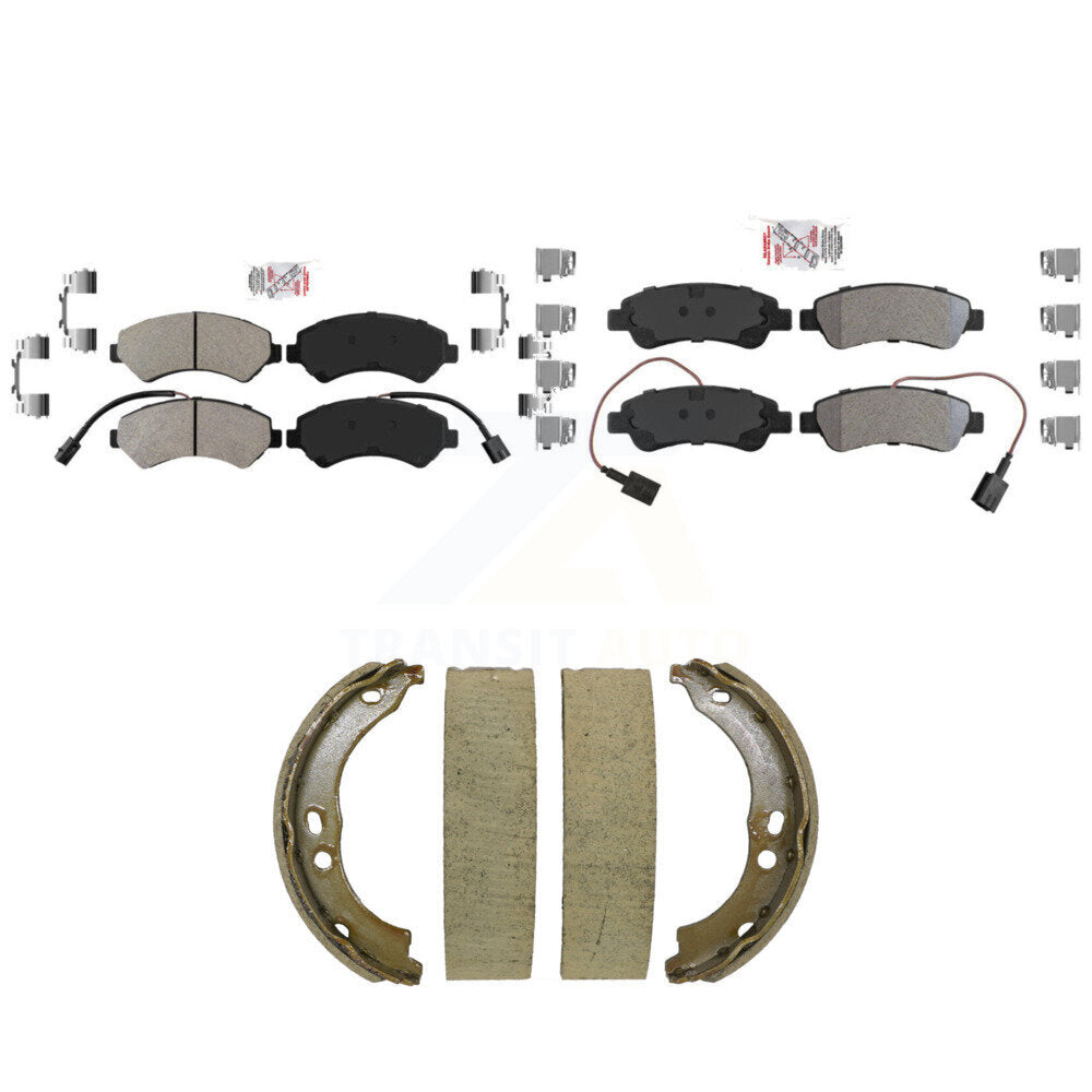 Transit Auto KNN-101523 Disc Brake Pad for 2014-2020 Ram ProMaster 1500, Ram ProMaster 2500, Ram ProMaster 3500 - Front and Rear