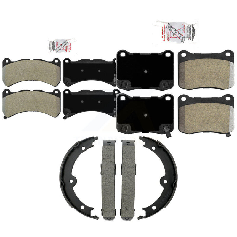 Transit Auto KNN-101526 Disc Brake Pad for 2008-2014 Lexus IS F - Front and Rear