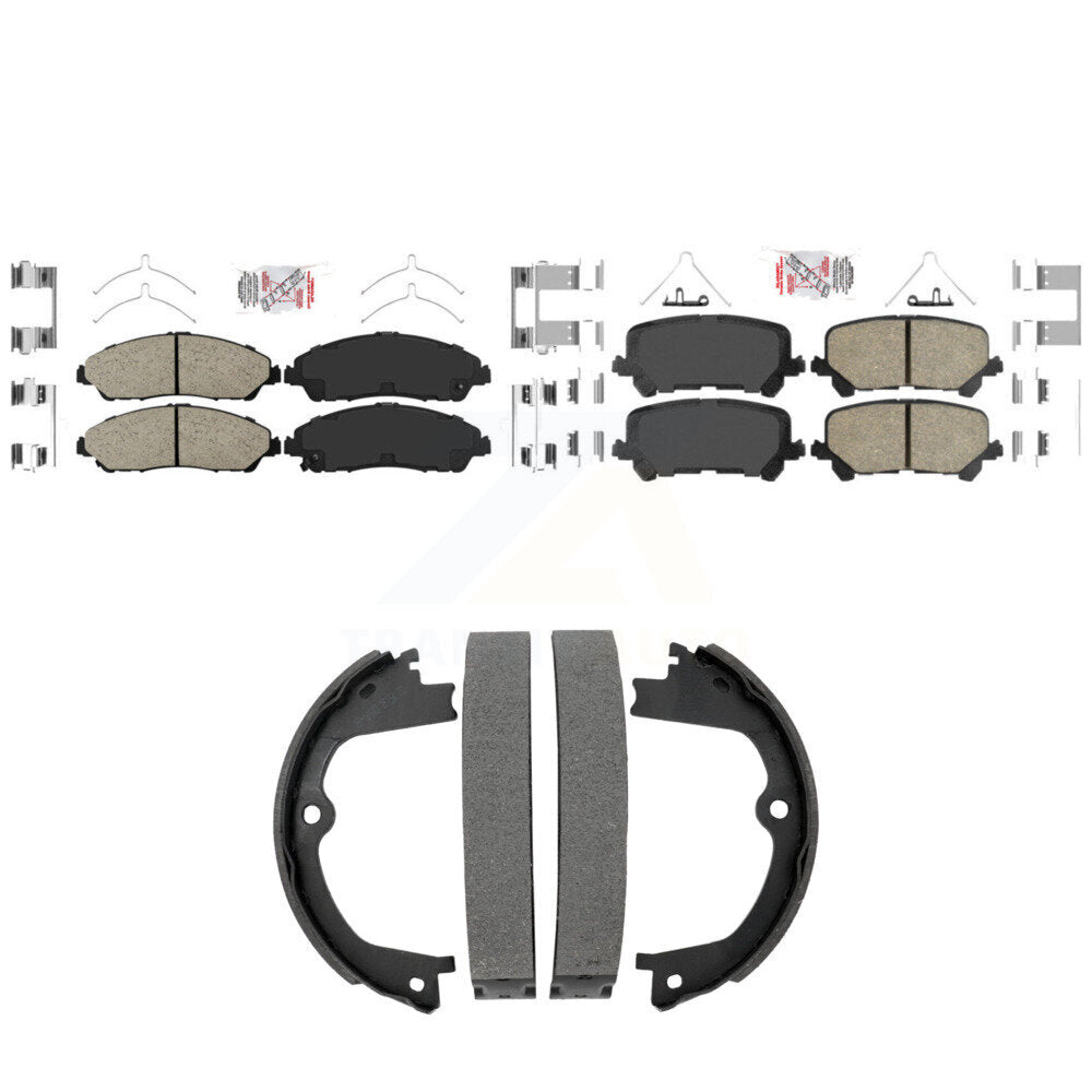 Transit Auto KNN-101527 Disc Brake Pad for 2014-2024 Honda Ridgeline, Honda Pilot, Acura MDX - Front and Rear