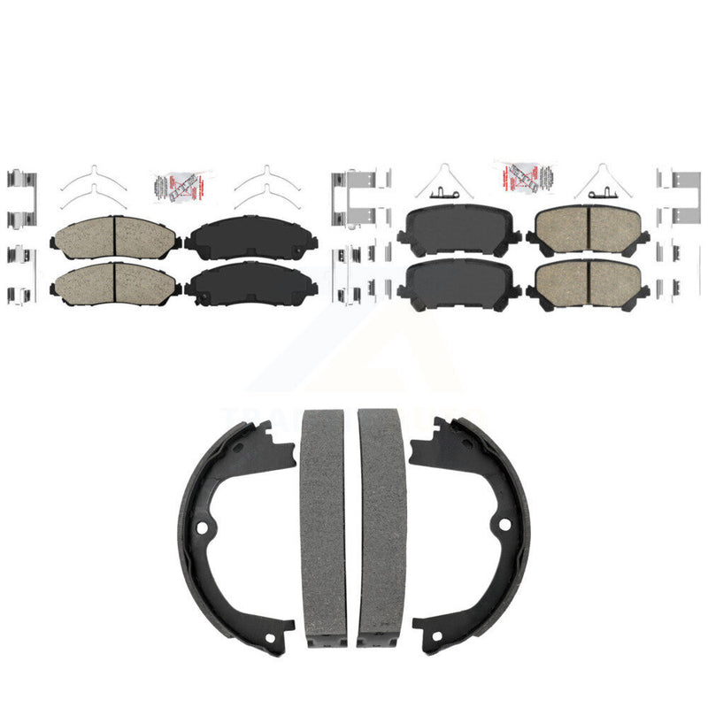 Transit Auto KNN-101527 Disc Brake Pad for 2014-2024 Honda Ridgeline, Honda Pilot, Acura MDX - Front and Rear