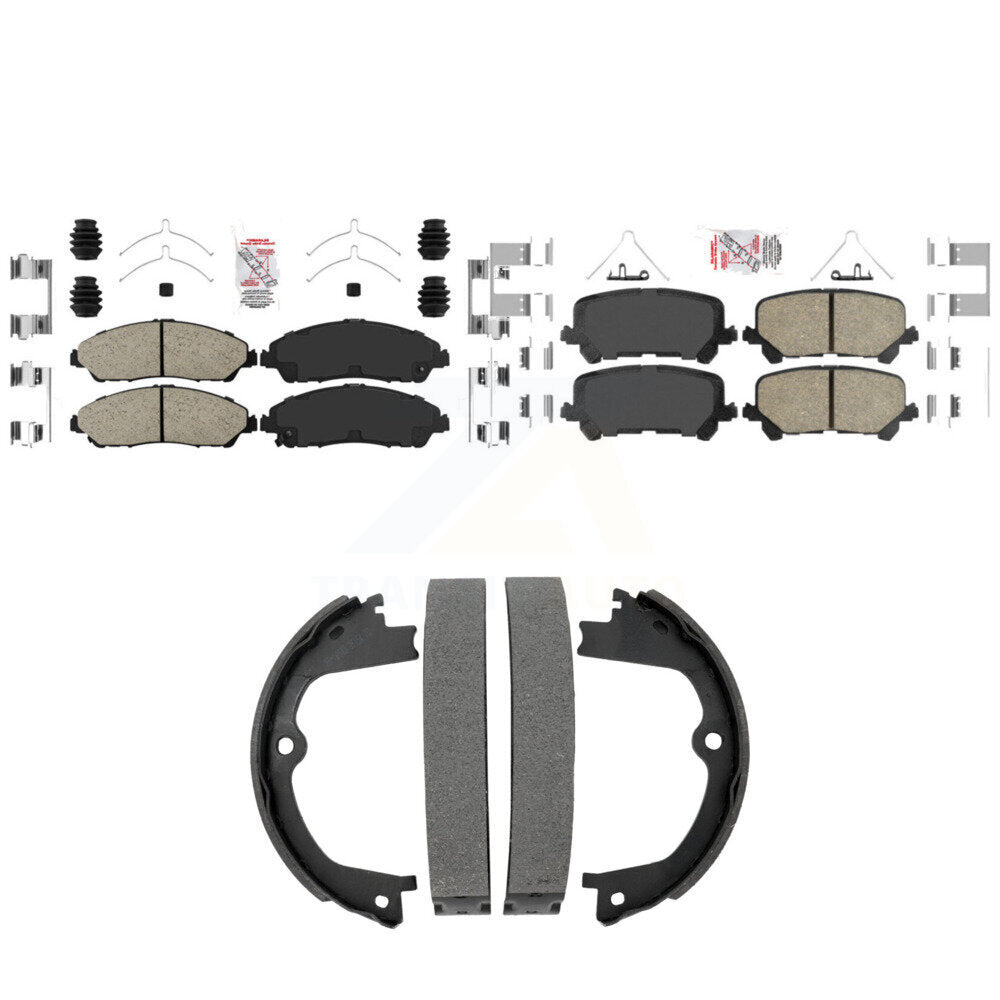 Transit Auto KNN-101528 Disc Brake Pad for 2014-2024 Honda Ridgeline, Honda Pilot, Acura MDX - Front and Rear