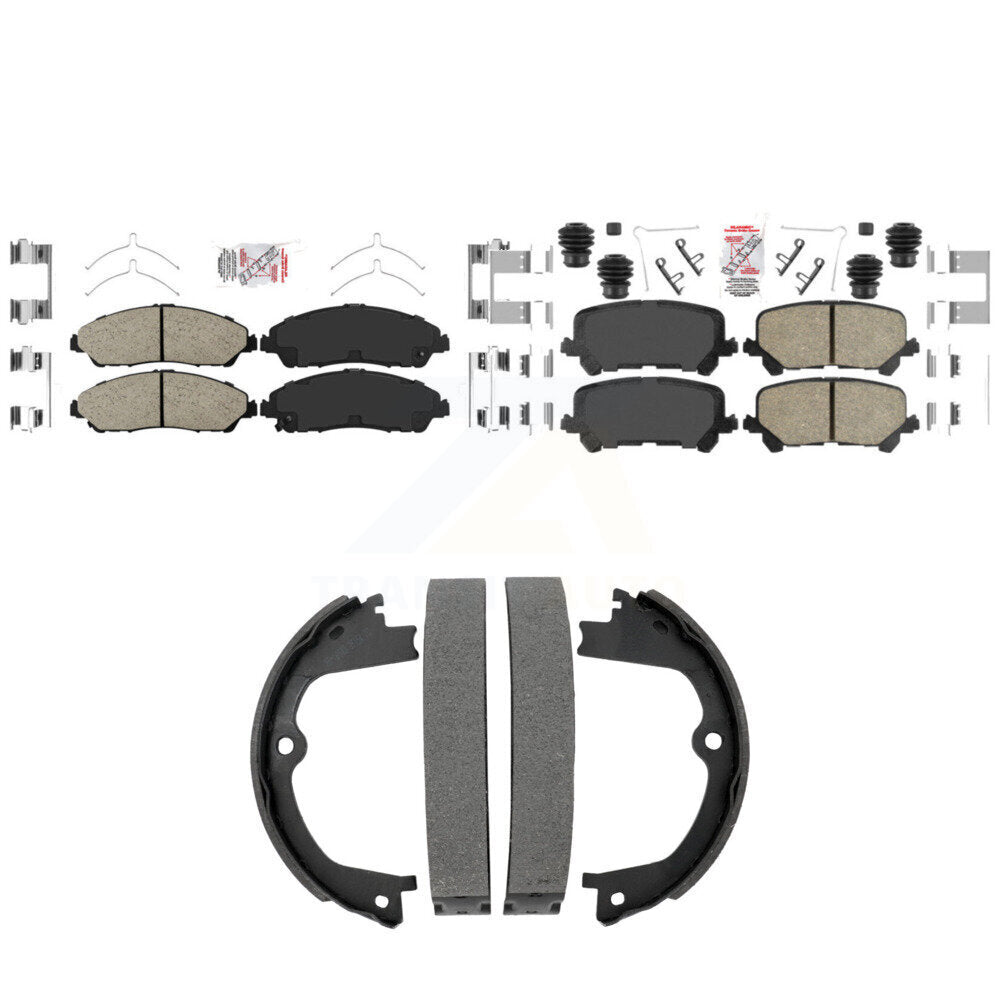 Transit Auto KNN-101529 Disc Brake Pad for 2014-2024 Honda Ridgeline, Honda Pilot, Acura MDX - Front and Rear