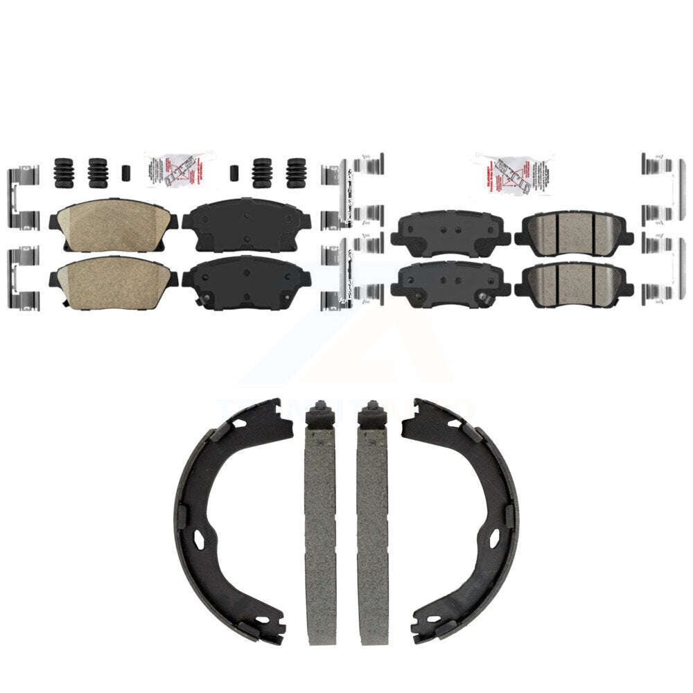 Transit Auto KNN-101539 Disc Brake Pad for 2013-2015 Cadillac ATS - Front and Rear