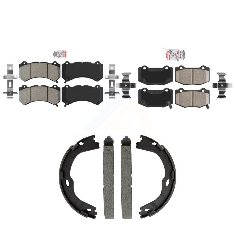 Transit Auto KNN-101543 Disc Brake Pad for 2015-2020 Chevrolet Camaro, Chevrolet Corvette, Cadillac ATS - Front and Rear