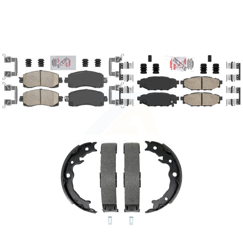 Transit Auto KNN-101544 Disc Brake Pad for 2017-2022 Subaru Crosstrek, Subaru Impreza - Front and Rear