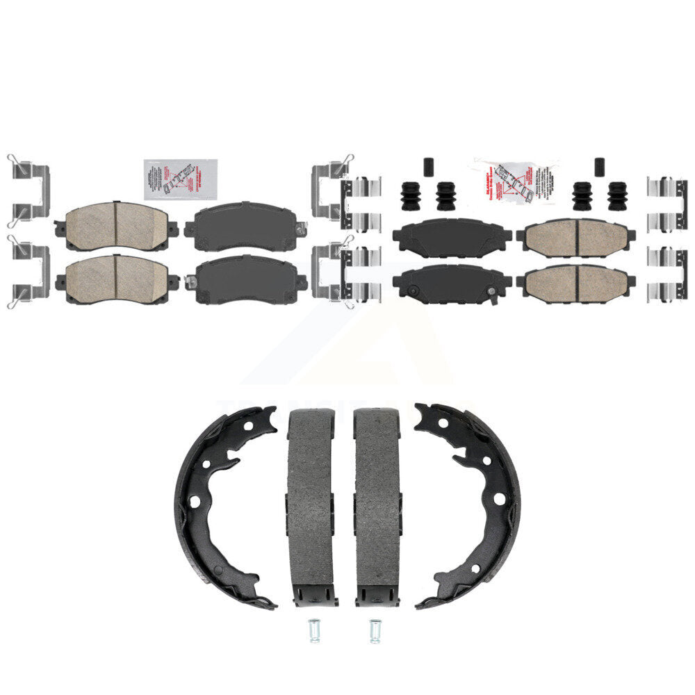 Transit Auto KNN-101545 Disc Brake Pad for 2017-2022 Subaru Crosstrek, Subaru Impreza - Front and Rear