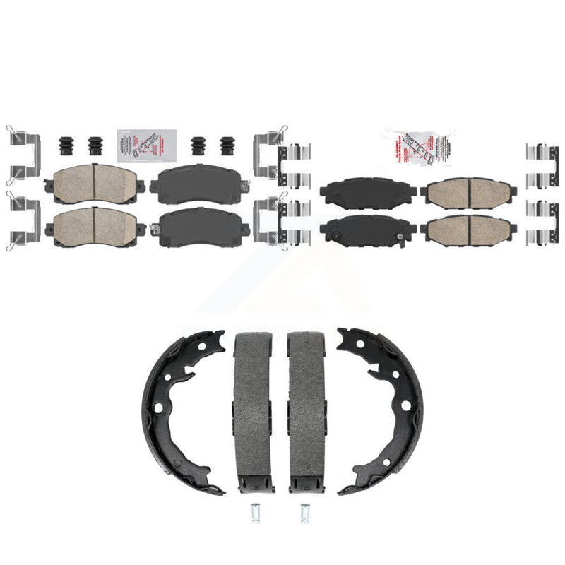 Transit Auto KNN-101546 Disc Brake Pad for 2017-2022 Subaru Crosstrek, Subaru Impreza - Front and Rear