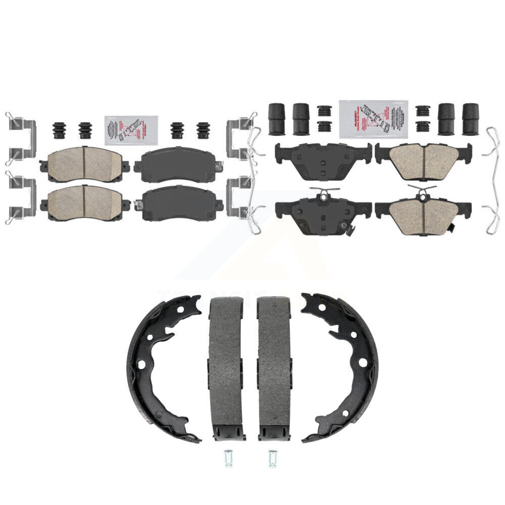 Transit Auto KNN-101548 Disc Brake Pad for 2019-2022 Subaru Crosstrek - Front and Rear