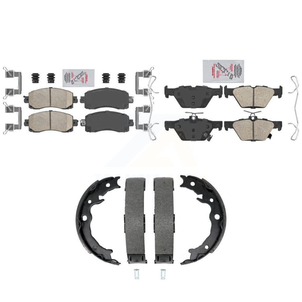 Transit Auto KNN-101550 Disc Brake Pad for 2019-2022 Subaru Crosstrek - Front and Rear