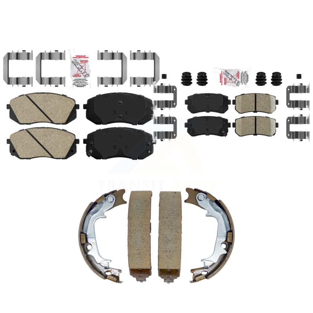 Transit Auto KNN-101552 Disc Brake Pad for 2010-2016 Kia Sportage, Hyundai Tucson - Front and Rear