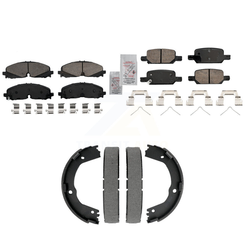Transit Auto KNN-101554 Disc Brake Pad for 2021-2022 Chevrolet Colorado, GMC Canyon - Front and Rear