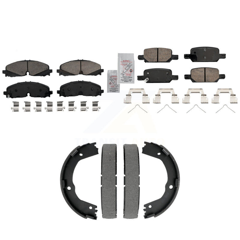 Transit Auto KNN-101554 Disc Brake Pad for 2021-2022 Chevrolet Colorado, GMC Canyon - Front and Rear