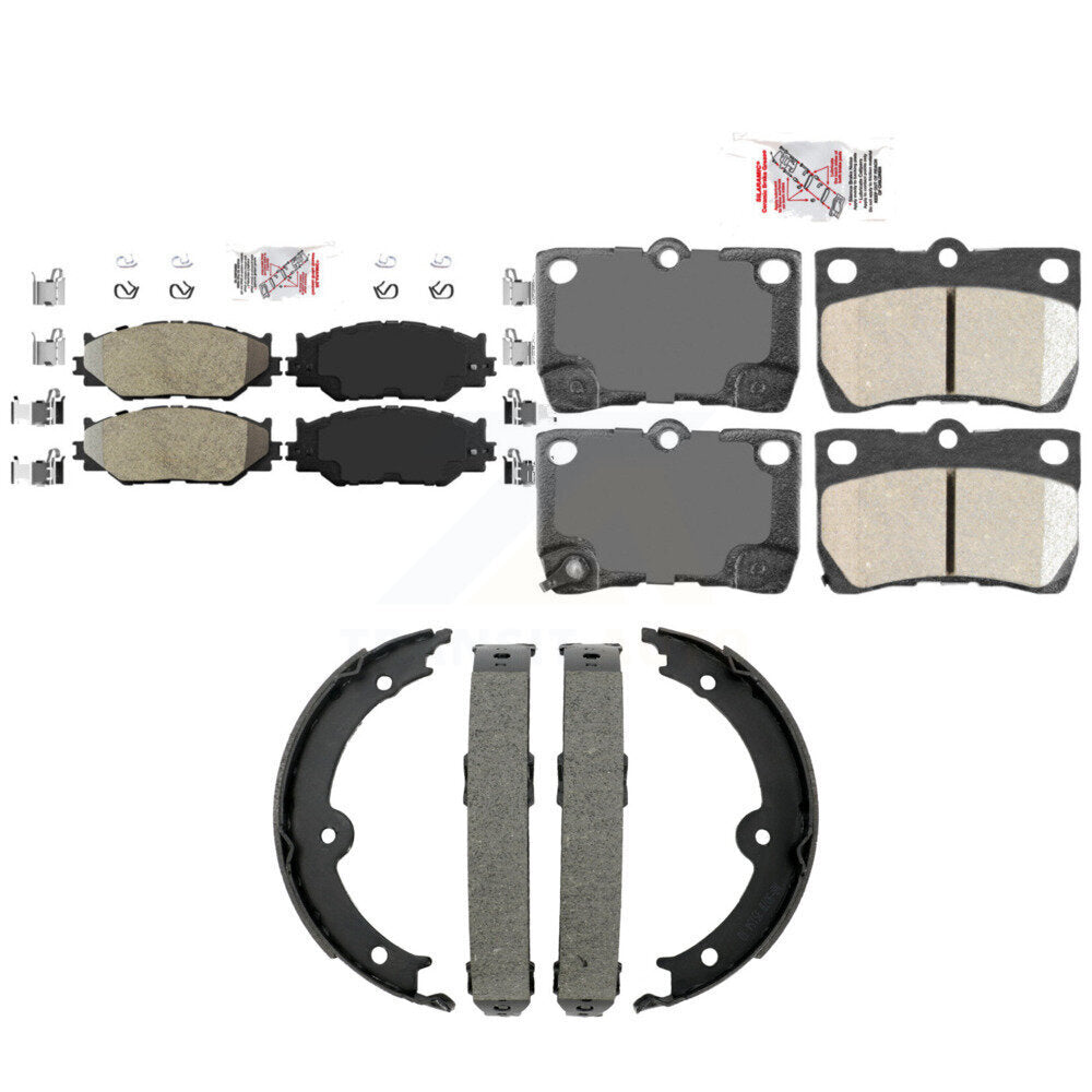 Transit Auto KNN-101556 Disc Brake Pad for 2006-2013 Lexus IS250 - Front and Rear